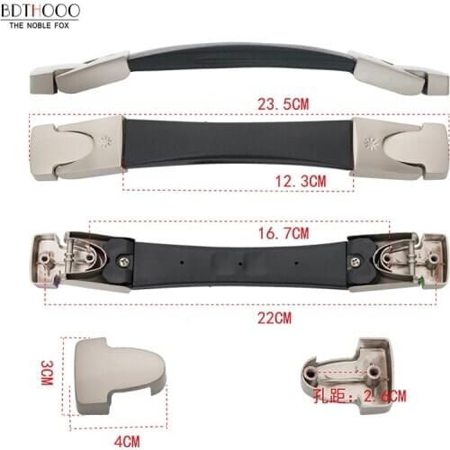 BDTHOO 23.5cm Replacement Luggage Suitcase Handle Box Parts Grip Spare Fix Holders Pull Carry Strap Luggage Accessories