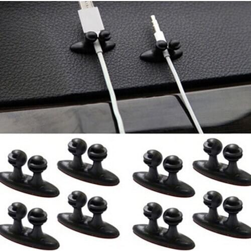 Car Charger Line Clasp Clamp Accessories for mercedes w205 w204 golf 6 audi a6 a4 b7 citroen volvo v50 bmw x1 alfa romeo 156