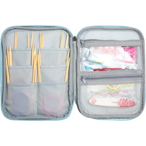 1 Set Home Use Sewing Tool Set Crochet Hooks Needles Stitches Knitting Craft Case Crochet Set Case Crochet Set With Case