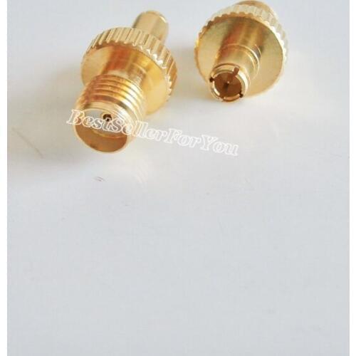 1Pcs Adapter TS9 male plug to SMA female jack RF connector straight gold plating