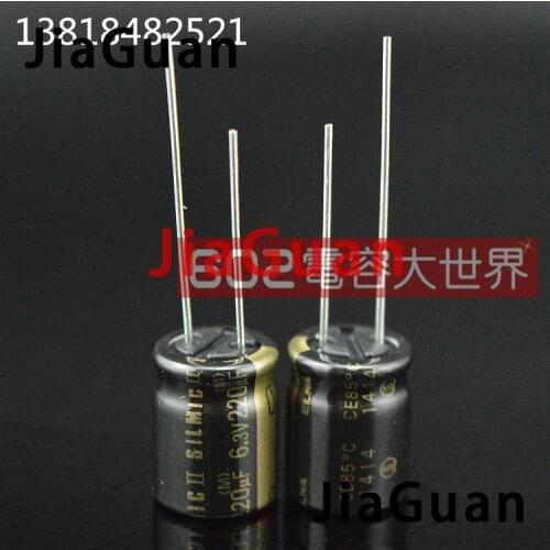 10PCS NEW ELNA RFS SILMIC II 6.3V220UF 10X12MM SILMICII 220UF 6.3V hot sale SILMIC2 6.3v 220uf audio capacitor 220uF/6.3V