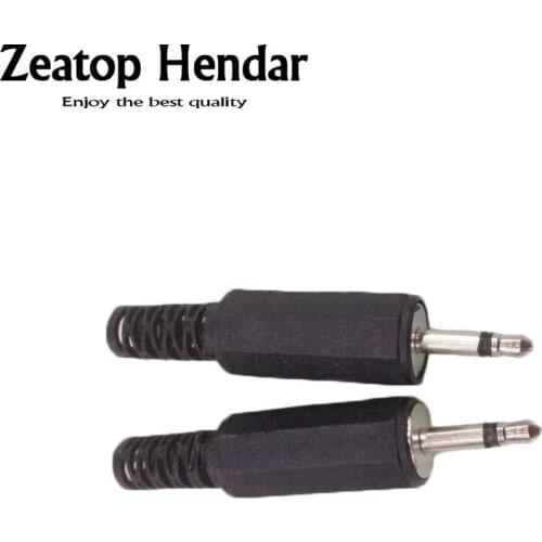 200pcs 3.5mm Mono Plug for 3.5mm Headphones Audio Speaker Cables Soldering