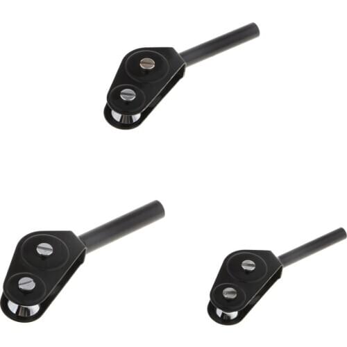 3pcs Fishing Rod Double Roller Pole Guides Bearing Trolling Accessory Fishing Tools