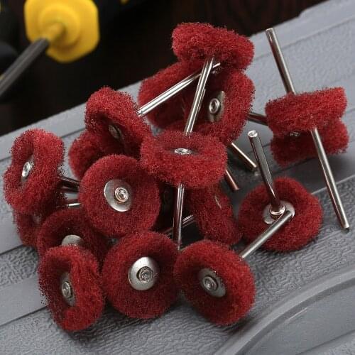 50Pcs Buffer Pad Abrasive Polishing Buffing Wheel Electric Grinding Head Brush Sanding Scouring Pads Grinder Power Rotary Tools