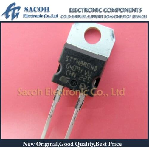 Free Shipping 10Pcs STTH8R04D STTH8R04R STTH8R04FP TO-220/TO-220F 4A 600V Ultrafast high voltage rectifier