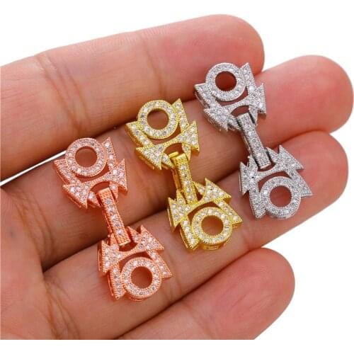 Juya DIY Beads Jewelry Accessories Supplies Creative Fastener Lock Closure Clasps Findings For Handmade Beadwork Jewelry Making
