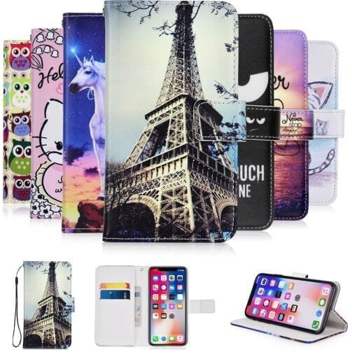 For Tecno POP 1s 1s Pro cartoon Wallet PU Leather CASE Fashion Lovely Cool Cover Cellphone Bag Shield