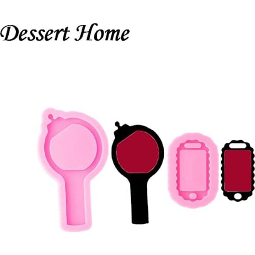 DY0873 Backed Shaker Magic wand Silicone Mold For Resin , pump epoxy resin muold, Photo Memory Keychain, Supplies for Jewelry