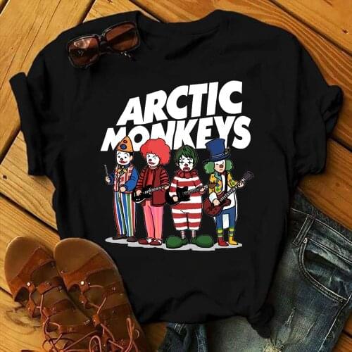 Arctic monkeys rock band men t shirt summer vintage tops tee casual t-shirt hip hop hipster loose streetwear men clothes