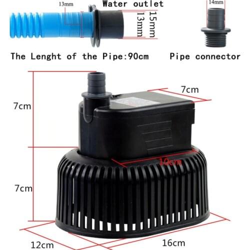 JEBO Aquarium Submersible Water Pump Aquarium Pump the Fecal Automatically For Fish Tank Clean 30W AP980D 220v-240V