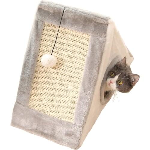 Pet Cat Kennel House Cat Climbing Frame Cat Scratching Board Grinding Claws Sisal Scratching Board Cat Supplies Pet Kennel House