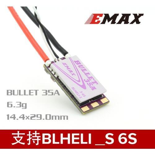 4pcs/lot EMAX Original New BLHeli-S DSHOT Bullet FPV ESC 6A 12A 15A 20A 30A 35A BLHeli s Speed Controller