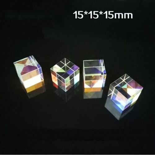 Creative Gift of Cubic Science Cube Diamond Mirror for Rainbow Light Photography with Hexahedral Prism