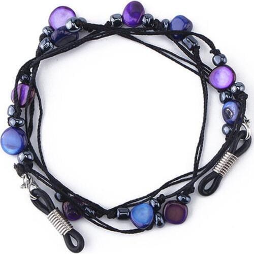 Fashion Beads Glasses Chain Cord Women Eyeglass Chain Strap Men Sunglasses Neck Holder Retainer Eyewear Rope Lanyard