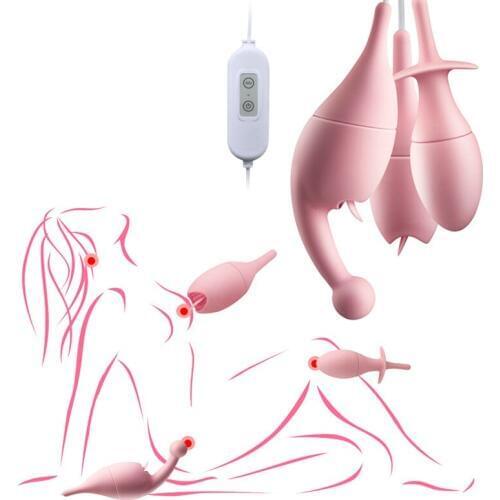 New Oral Clitoris Sucker Stimulator Sex Toys for Women G Spot Licking Tongue Vibrator USB Rechargable Remote Pussy Adult Sex Toy