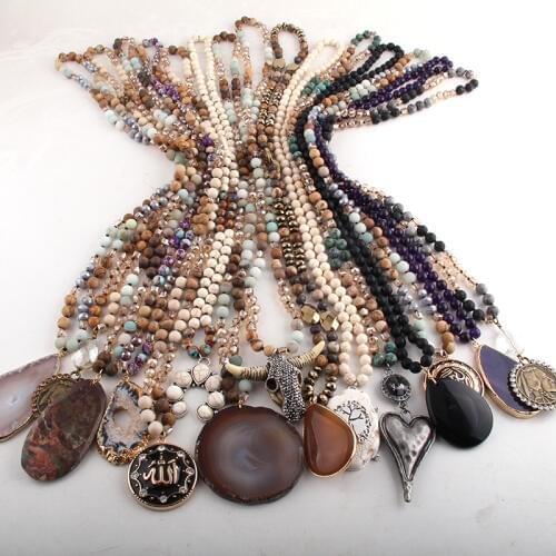 Wholesale 15pc Mix Color Necklace Fashion Jewelry Handmade Women necklaces