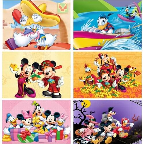 Full Diamond Painting Disney 5D DIY Cartoon Mickey Mickey Mouse Inlaid Embroidery Diamond Mosaic Brand Decorative Painting