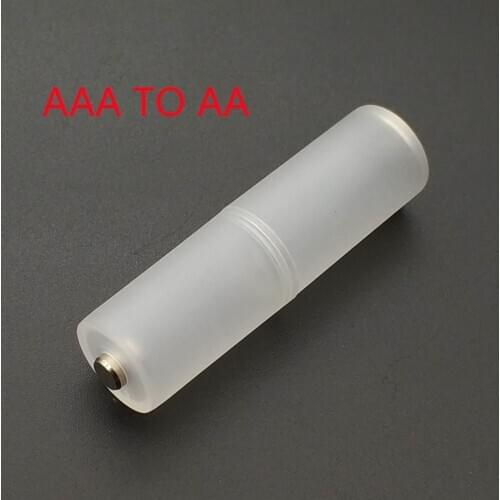 AAA To AA Size Cell Battery Converter Adapter Adaptor Batteries Holder Plastic Case Switcher Wholesale