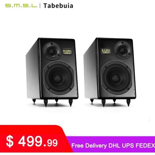 SMSL Tabebuia 10th Anniversary Sound HIFI Speaker Wind Suzuki Speaker Specially Designed Wavecor Bass Unit Speaker