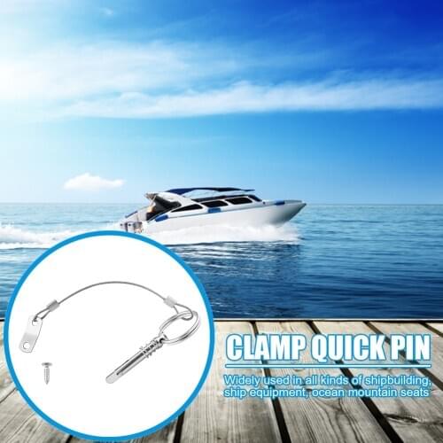 Stainless Steel Top Deck Hinge Marine Pin Bimini Hardware Boat Quick Release for Sightseeing Easily Enjoying Supplies