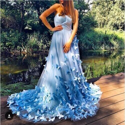 Photography Vintage bridal Gowns Butterfly 2020 Sexy sweetheart vestido de noiva party prom evening Mother of the Bride Dresses