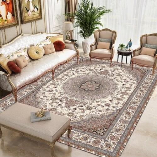 Vintage American Carpet for Living Room Area Rugs Home Bedroom Persian Style Rectangle Rugs Soft Non-Slip Bohemian Study Floor
