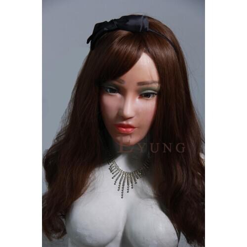 YR-H-Elsa angel face silicone realistic female skin Halloween dance masquerade cosplay drag queen crossdresser male to female