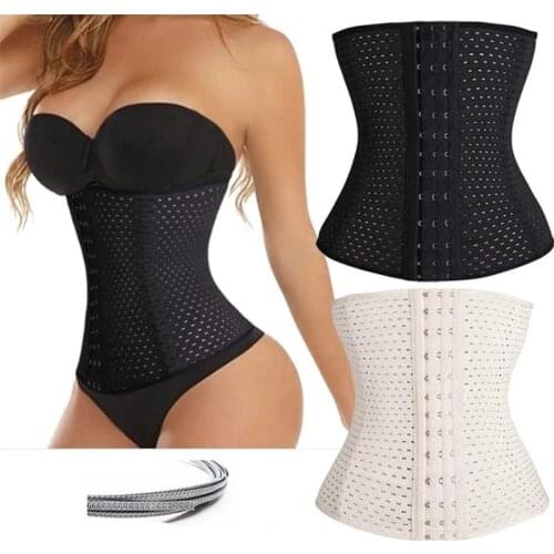 Women Waist Trainer Body Shapers Slimming Belt Modeling Strap Steel Boned Postpartum Band Bustiers Corsage Corsets Girdles