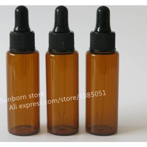 10 X 30ml glass bottle with pipette dropper 30cc amber glass e liquid packaging container