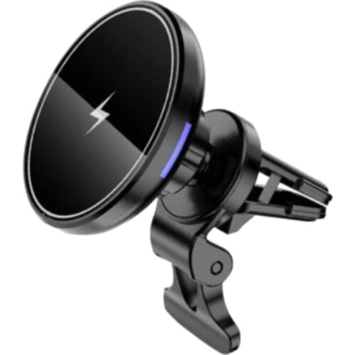 15W Magnetic Wireless Charger Car Phone Holder for iPhone 12 Pro Max Mini Wireless Car Charging Holder Stand