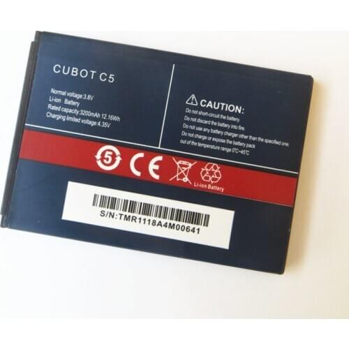 AZK New 3200mAh C5 battery for CUBOT C5 High Quality Phone battery