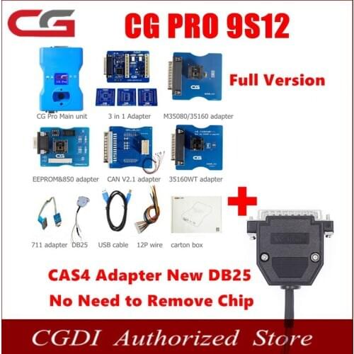 CGDI CG Pro 9S12 For Freescale Programmer 705 711 908 912 9S12 For BMW Key Programmer CGPRO 9S12 Next Generation of CG100 CG-100