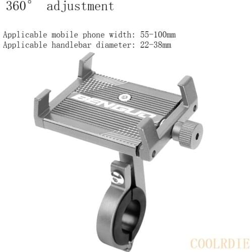 Bicycle Phone Holder for IPhone 11 Samsung Huawei Universal Motorcycle Scooter Mobile Phone Holder Bike Handlebar Stand Bracket