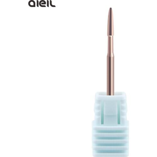 Coating Tungsten Carbide Rose Gold Rotary Burr Nail Drill Bits Electric Cutter For Manicure Machine Nail Accessories Drill Tool