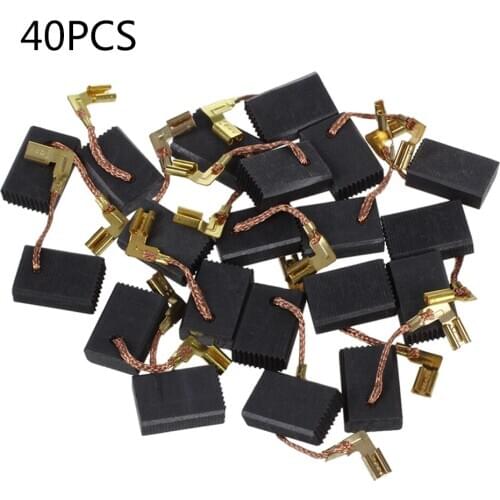 40pcs Carbon Brushes For Makita 9553NB, 9554NB, 9555NB, 9556NB, 9556PB, 9557NB, 9557PB, 9558NB, 9558PB And GD0600