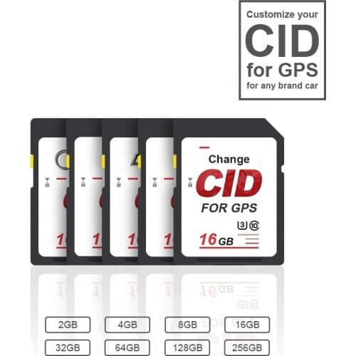 CID SD Card 16GB chang CID Map card 32GB memory card UHS-I flash 512MB 128GB 512GB high speed up to 85 change navigation card