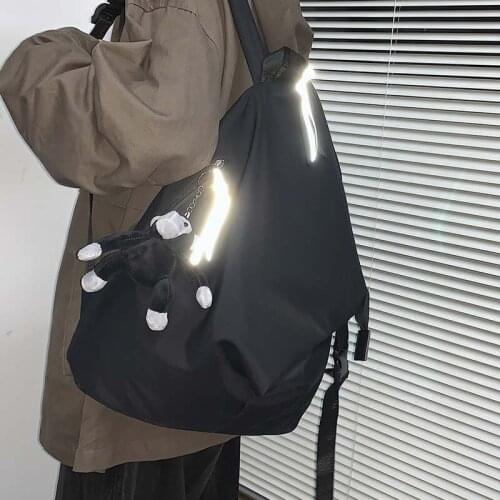 Cute Girls Backpack Women Large Capacity Simple School Bag For Teens Nylon Packbag Fashion Women Shoulders Small Backpack