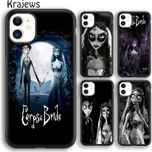 Krajews Corpse Bride Soft Phone Case Cover For iPhone 5 SE 6s 7 8 plus X XR XS 11 12 pro max Samsung Galaxy S8 S9 S10 Plus