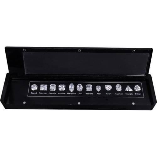 Loose Stones Cubic Zirconia Gemstones 12pcs Different Shapes Diamond Master Set Tools