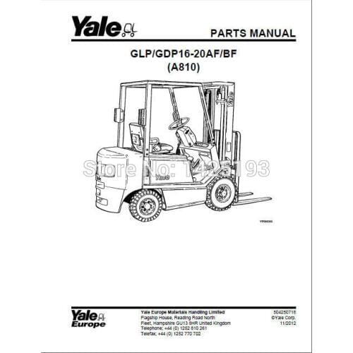 New Yale Spare Parts PDF 2017 for EURO