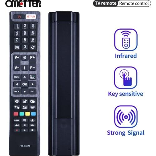 Suitable for JVC RM-C3179 TV remote control with Netflix button Universal LT-40C750 LT-40C755 LT-50C750 LT-32C655 LT-32VH53A
