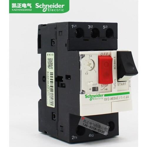 Original authentic Schneider motor circuit breaker GV2-ME06C GV2ME06C 1-1.6A