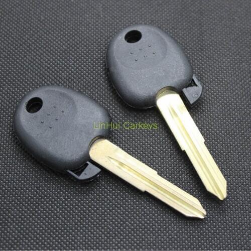 PINECONE for HYUNDAI SANTA FE Keys Car Keys Uncut Left Groove Brass Blank Blade Straight ABS Key Shell 1PC