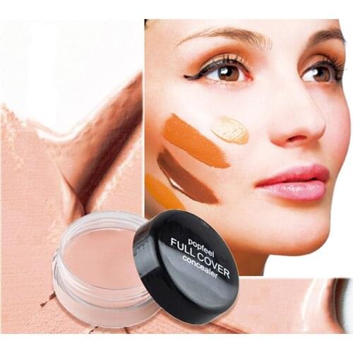 Full Cover Concealer Cream Waterproof Makeup Cover Long Lasting Face Makeup Foundation High Coverage Facial Cosmetic