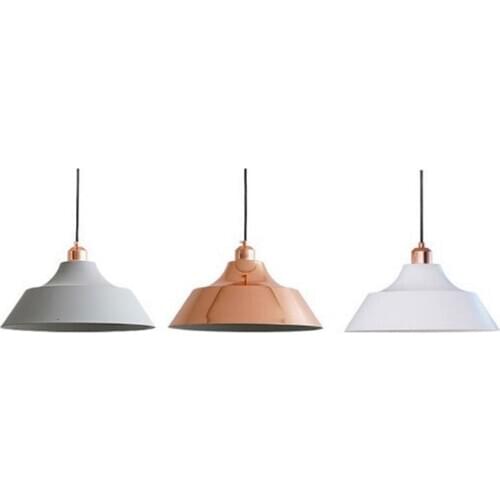 Postmodern Simple Design Light Metal Shell Contemporary Night Led Lamp Lustre Pendente hanging lamp