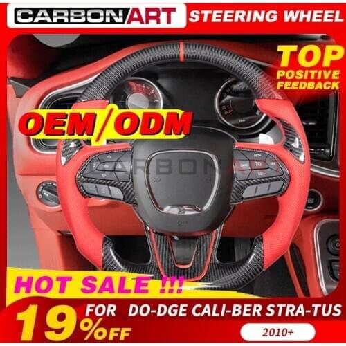 Carbon fiber steering wheel FOR DO-DGE Cali-ber Stra-tus carbon steering wheel carbon interior FOR DO-DGE Cali-ber Stra-tus