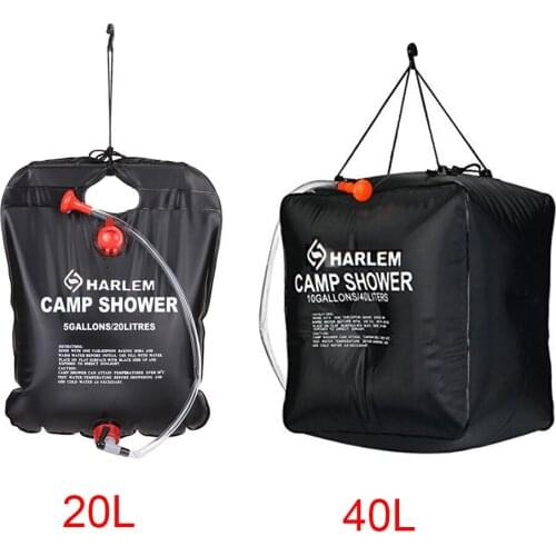 Outdoor Shower Bathing Bag Portable Solar Heated Shower Bag Traveling Hiking Climbing Pet Cleaning