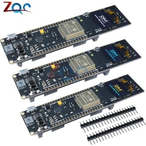 0.96 inch OLED LCD Display ESP32 ESP-32 ESP8266 CP2102 WiFi Bluetooth Module 18650 Lithium Battery Development Board for Arduino