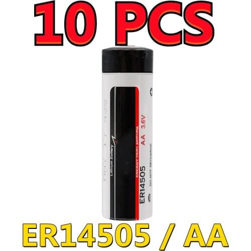 10PCS Original NEW For EVE ER14505 Smoke Alarm Detector AA 3.6V Lithium PLC Battery