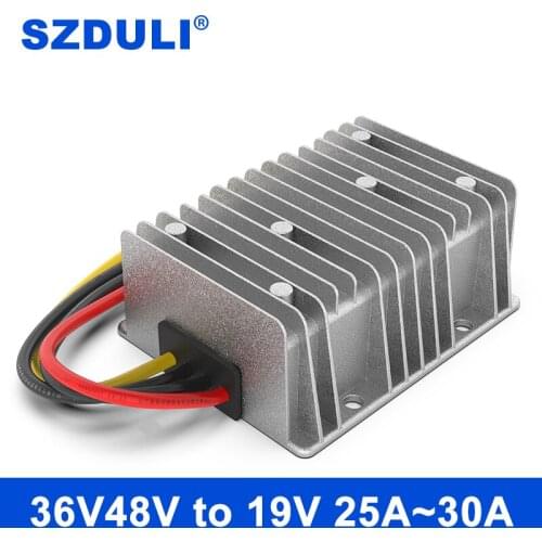 36v48v to 19V DC power regulator 30-60V to 19V automotive DC-DC power step-down module